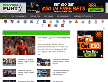 Tablet Screenshot of footballpunt.com